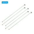 thumbnail image 3 of 100Pcs Flat Head Pins for Jewelry Making 35mm Stainless Steel Flat Head Pins Jewelry Head Pins 22 Gauge Silver, 3 of 5