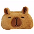 thumbnail image 1 of wonima02 Capybara Pencil Case, Capybara Plush Zipper Pencil Box, Pencil Storage Holder Pouch, Organizer Bag for Stationery and Cosmetics, for Office Desk Travel, Capybara Gifts (Cuddly), 1 of 1
