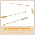 thumbnail image 3 of 20Pcs Stick Copper Brooches Safety Long Needle Pin Jewelry Accessories, 3 of 4