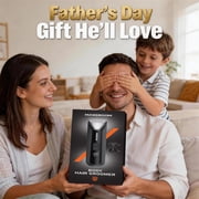 Manscape Dual-Speed 3 In 1 Body & Pubic Hair Trimmer for Men, IPX7 Waterproof Ball & Groin Shaver with LED Light, Electric Razor with Travel Pouch & USB Rechargeable, Gifts for Dad Husband Boyfriend