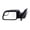 Paint to match, variant on For Ford Edge 2011 2012 2013 2014 Door Mirror Driver Side | Power Glass | Textured Black | Non-Heated | With Blind Spot Lens | Replacement For FO1320454 | CT4Z17683AA, 128-02850