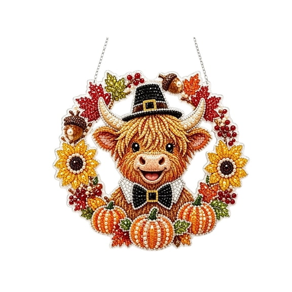 Halloween DIY Hanging Ornament Kit Fall Handmade Craft Set Plastic 1 Count