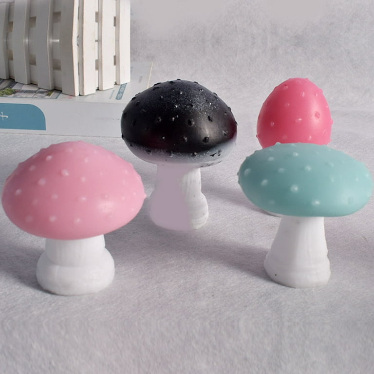 Candle Mold, 3D Mushroom Candle Silicone Mold, DIY Mold (79X80mm) 