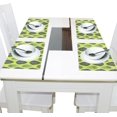 thumbnail image 4 of Ryvnso Placemats Set of 6 Green Leaves Pattern Dining Mats Heat-Resistant Non-Slip Washable Table Mat, 4 of 8