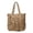Coffee, variant on Women's Woven Straw Beach Tote Bag Boho Summer Shoulder Handbag with Tassel for Travel
