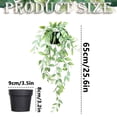 thumbnail image 3 of Grayish White Pea Pod Potted Plant | Oimcto Artificial Hanging Vine Plant with Pot Potted Trailing Greenery for Indoor Wall & Room Decor, 3 of 3