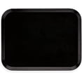 thumbnail image 5 of Soro Essentials- Set of 12 Plastic Fast Food Tray 14" x 18" Black Color- Cafeteria Fast Food Trays Rectangular Restaurant Serving Trays for Coffee Table Kitchen Party, 5 of 6