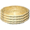 thumbnail image 2 of Soporte de Platos de Papel de Bambú de 8 Piezas - Soporte para Platos de Tejido Redondo de 10 Pulgadas, 2 of 5