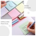 thumbnail image 2 of 6 blocs de notas de colores, pegatinas desprendibles, blocs de notas autoadhesivos, blocs de notas para escribir., 2 of 4