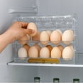 thumbnail image 1 of MesaSe Conteneur à Ufs pour Réfrigérateur Support à 3 Niveaux avec Poignée et Indicateur de Temps 30 Unités, 1 of 3