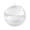 thumbnail image 2 of Fillable Ball Transparent Shatterproof Plastic DIY Clear Ball Christmas Wedding Decorations - 1PC, 2 of 8
