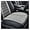 Grey, variant on Car Seat Cushion Pad, 20''×18'' Comfort Car Seat Protector with 1.2" Thick Memory Foam, Driver Seat Cushion Auto Seat Cover with Non-Slip Bottom for Car, Home and Office Chairs (Black)