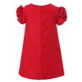 thumbnail image 2 of Richie House Girls' Elegant Dress with Flower and Metal Label RH1071, 2 of 7