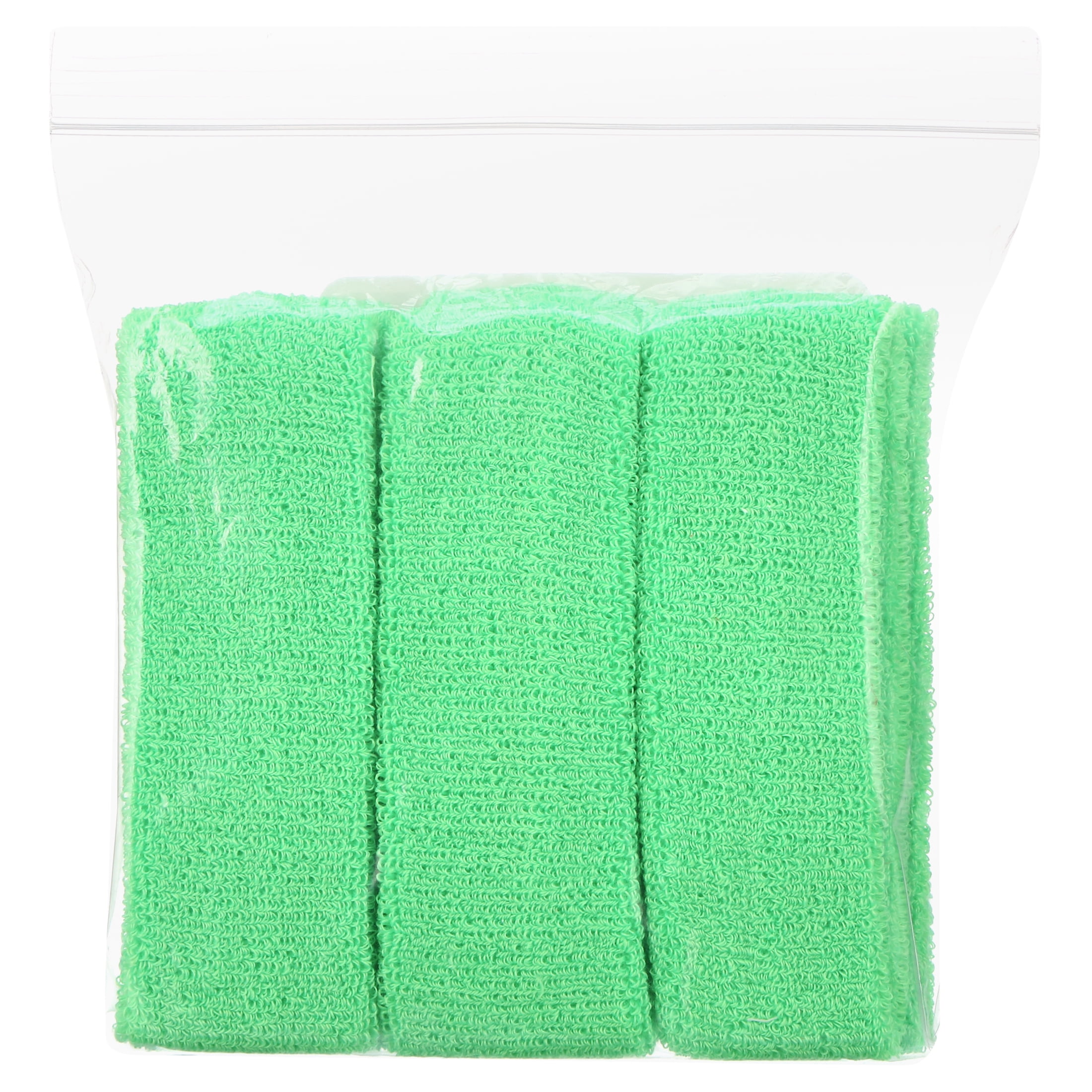 Unique Sports Athletic Performance Team Pack of 6 Headbands - Lime Green