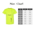 thumbnail image 2 of Gildan Men's Heavy Cotton Short Sleeve T-Shirt, Hi Vis Workwear Safety Green Tee, Pack of 6, S, 2 of 5