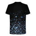 thumbnail image 5 of Fnnxeal Mens Graphic T-Shirt Abstract Glitch 3D Print Black Muscle Fit Athletic Performance Tee Sizes M-5XL,Size M, 5 of 5