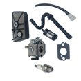 thumbnail image 4 of Conjunto de filtro de aire de motosierra metálica Portátil Profesional Kit extraíble cortacésped Reemplazo de reemplazo de piezas de carburador para 028 028AV Scienceny VI001789-00, 4 of 7