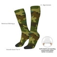 thumbnail image 5 of Knee High Socks for Men and Women, Classic Green Camouflage Althletic Compression Socks, Support Long Tube Socks for Outdoor Sport, Calf Socks, High Stockings for Women Men, 5 of 7