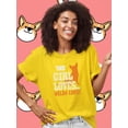 thumbnail image 2 of This Girl Loves Her Welsh Corgi T-Shirt Women -Image by Shutterstock, Female XX-Large, 2 of 4