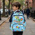 thumbnail image 4 of Aplkyhs Backpack for Students Age 6-18 Sweet Style School Bag with Padded Straps Large Capacity Lightweight Bookbag for School & Daily Use Rainbow Cartoon Dinosaur, 4 of 7