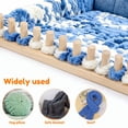 thumbnail image 4 of Chunky Blanket Loom Kit,76.77" Wooden Knitting Loom for Blankets,Bulky Blanket Loom Hand Knitting Kit for Beginners, 4 of 11