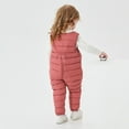 thumbnail image 6 of Gyratedream Baby Boys Girls Winter Down Snow Pants Overalls Snowsuit Toddler Warm Lightweight Down Jumpsuit Bib Pants, 6 of 9