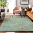 thumbnail image 7 of Addison Rugs Mayfield Premium Machine Washable Transitional Abstract Seafoam Rectangle Rug, 10' X 14' Machine Washable Transitional Abstract Seafoam Oversized Sherpa Throw Blanket, 7 of 7
