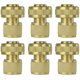 thumbnail image 5 of Juego de 6 conectores para manguera de jardín 1/2 conectores rápidos, 5 of 6