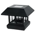 thumbnail image 1 of Northern International Black Plastic Solar Post Light With White LED Light & Cle, 1 of 6