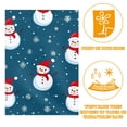 thumbnail image 2 of Cute Christmas Winter Snowman and Snowflakes Decorative Garden Flag for All Seasons, 12 x 18 Inch Small Vertical Double Sided Outside Decoration for Yard Farmhouse, 2 of 6