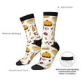 thumbnail image 4 of Logiee Thanksgiving Print Adult Socks for Men & Women,Calf Socks, Ankle Socks,Boots Socks,Breathable Casual Sock,Unisex Crew Socks, 4 of 6