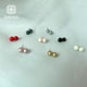 thumbnail image 2 of SHENSS-pendientes de plata de ley 925 para mujer, aretes con forma de concha y Perla, de 3mm a 12mm, de estilo clásico, 2 of 4