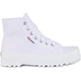 thumbnail image 2 of Superga 2341 Cotu Alpina Women's Hi Top Lace Up Canvas Boot In White Size 9, 2 of 6