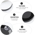 thumbnail image 2 of MasteelfCA Miroir de Maquillage Rond Grossissant 3,5 Pouces 15X avec Ventouse, 2 of 7