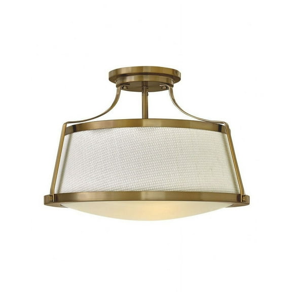 Hinkley Lighting - Three Light Flush Mount - Charlotte - 3 Light Large