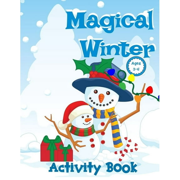 Magical Winter Activity Book For Kids, (Paperback)