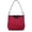 Bright Deep Red, variant on Iauyy Women's Handbag Removable Shoulder Satchel Bag-Polyester and PU leather ,Black and White Leopard Print