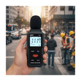thumbnail image 4 of Sonómetro Digital Portátil Medidor De Ruido 30-130db Lab.G, Negro, 4 of 5