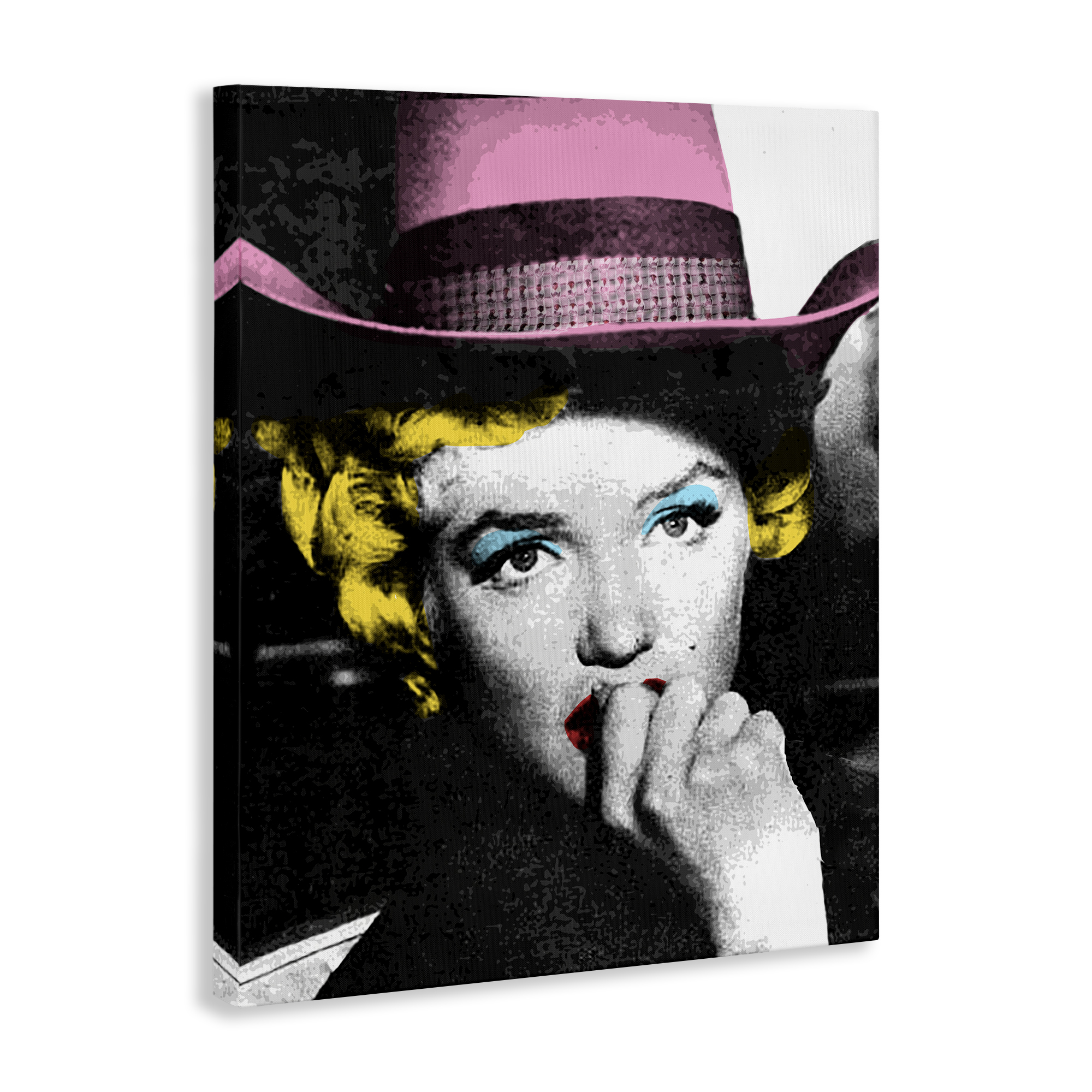 Stupell Industries Vintage Pop Culture Icon People Painting Wrapped Canvas Art Print Wall Art, 36 x 48