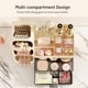 thumbnail image 3 of Organizador de maquillaje Aveniee con cajones para tocador, color crema blanco, 3 of 8