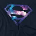 thumbnail image 2 of Superman Galaxy Shield Women's T Shirt, Navy, Large, 2 of 6