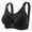 Black, variant on Dorinao Women's Orthopedic Anti Sagging Bra Bras for Senior Women Posture Correcting Bra Breathable Bras, Black, C