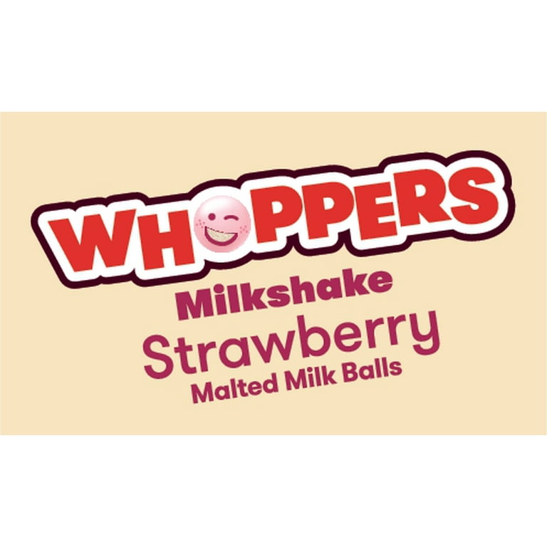 Whoppers Strawberry Milkshake Malted Milk Balls, 4 Oz. 