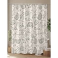 thumbnail image 4 of Fsddascl Spring Floral Shower Curtain Set - 36" x 78" Washable Bathtub Curtain with 12 Hooks, Summer Botanical Vintage Farmhouse Waterproof Fabric Stall Shower Curtains for Bathroom/Bathtub Décor, 4 of 6