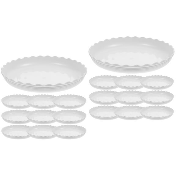 2 Count Plant Watering Devices Dish Flower Pot Drip Pan