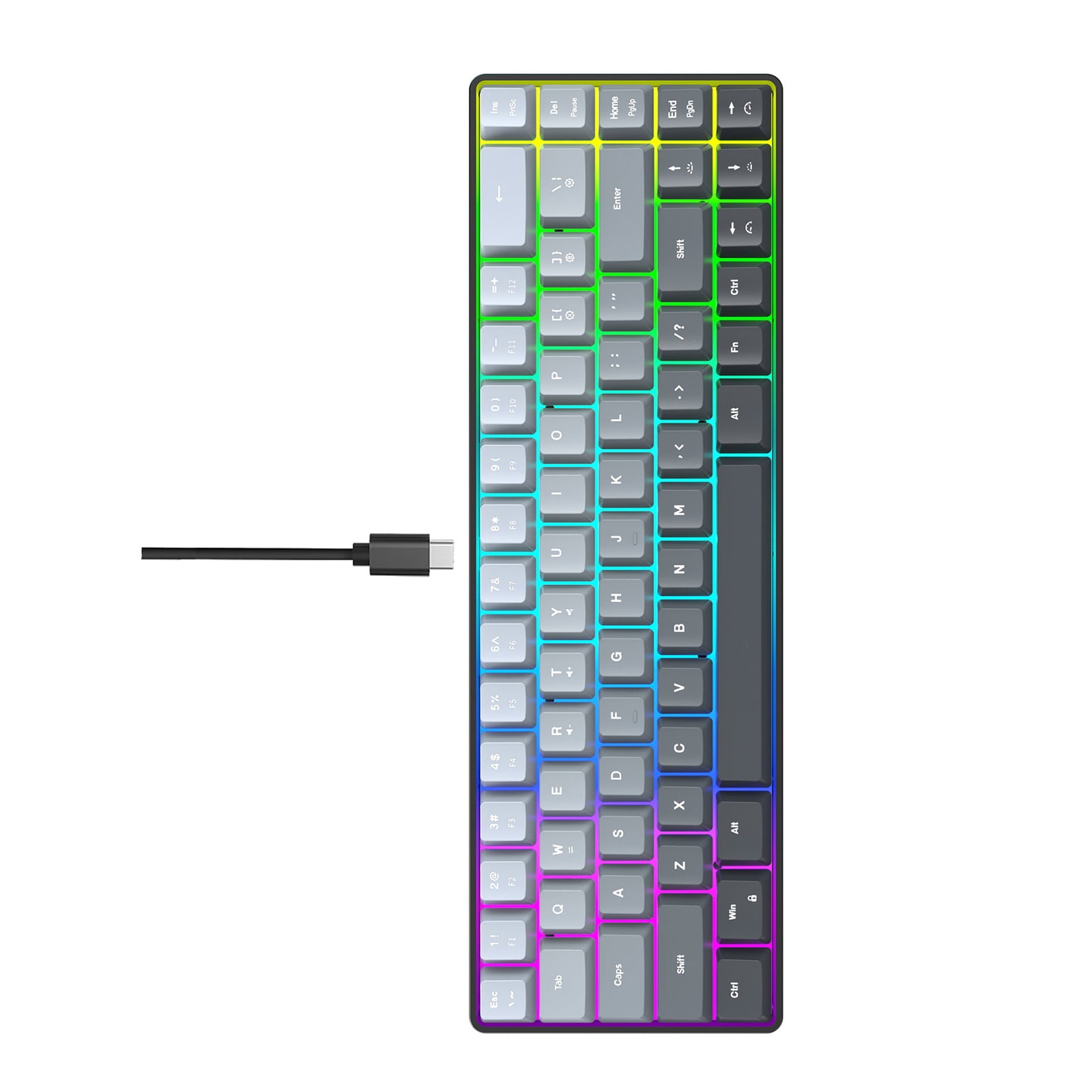 RGBs Illuminateds Wireless Mechanical Keyboards Gaskets Structure Two Mode Connectivitys Linears Switches