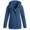 Dark Blue, variant on Jacket for Women Solid Color Loose Long-Sleeved Tops Casual Softshell Jacket