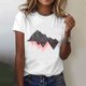 thumbnail image 2 of Blusa informal de manga corta con cuello redondo y estampado de verano a la moda para mujer Pompotops hkajfhjk468286, 2 of 6