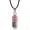 Pink, variant on Fashion Love Pills Capsules Perfume Bottle Pendant Ashes Keeper Chain Necklace-Pink