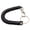 Black, variant on Anti-lost Lanyard Safety Rope Keychain Retractable Elastic with Keyring Fishing Tools Spring Rope Outdoor Supply